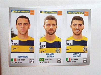 FIGURINE FOOTBALLERS PANINI 2016/17 HELLAS VERONA R MULO n 653 NEW WITH VELINA