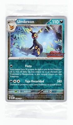 1x ~ESP~ SPANISH Umbreon Reverse Holo Stamped Sealed 130 PROMO Pokemon Card