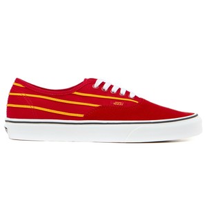 red and yellow vans