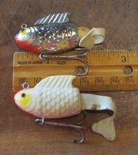 Lot of 2 Unknown To Me Internally Weighted No Rattle Trolling Lures