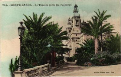 AK Monte Carlo - Das Theater zwischen Palmen (234043)