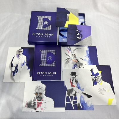 Elton John  Diamonds Box Set CD 1 And 3, illustrations And Book /Missing CD2