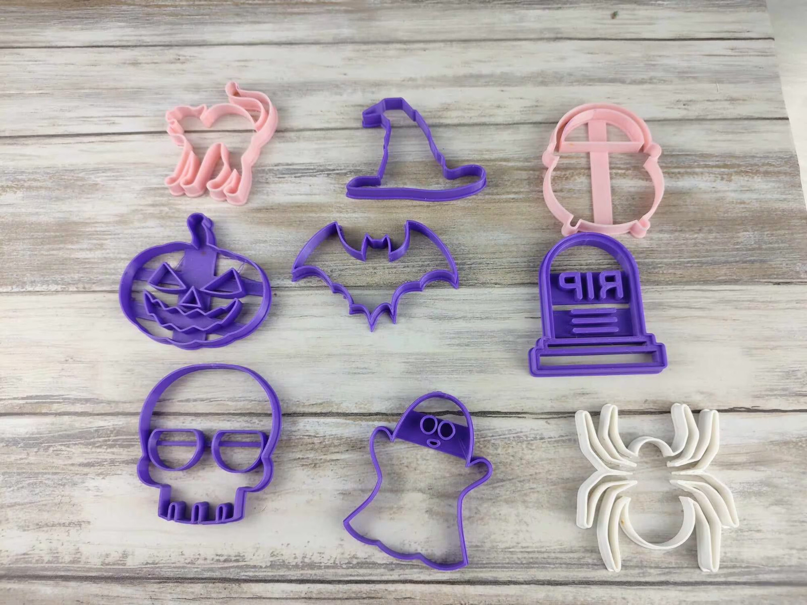 Emporte-pièces Halloween en inox poli miroir pour cake design de précision