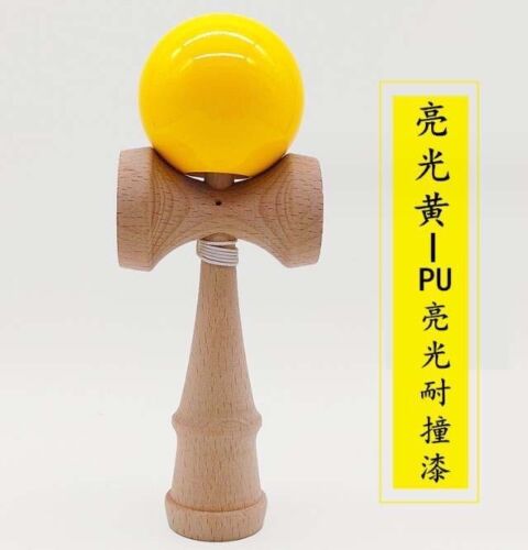 Kendama Blue Wooden Toy Japanese Original Game New Multiple Colors USA Stock - Picture 3 of 5