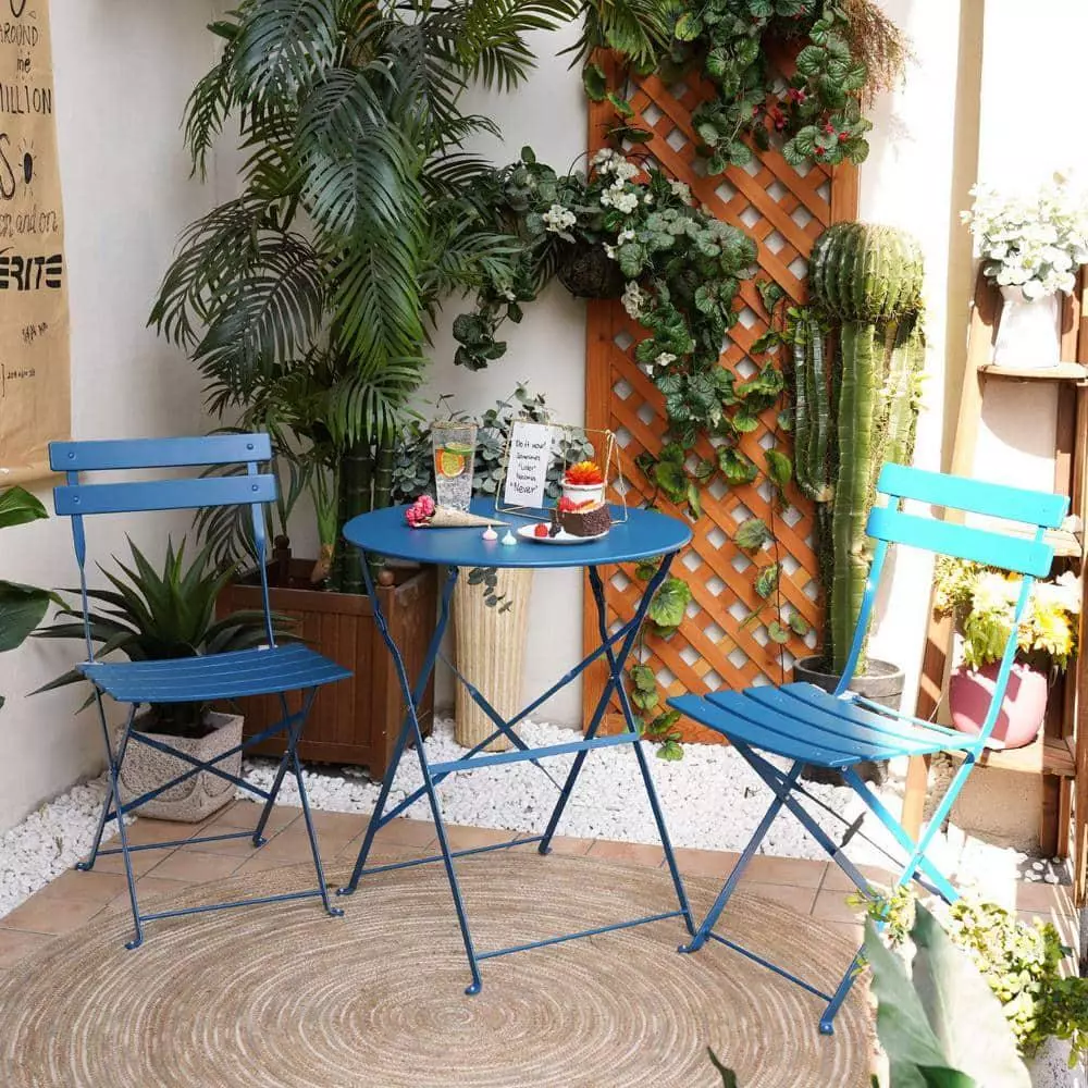 Powder coated bistro set new arrivals