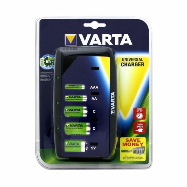 VARTA Universal Battery Rechargable Type 57268 AA AAA C D Batteries
