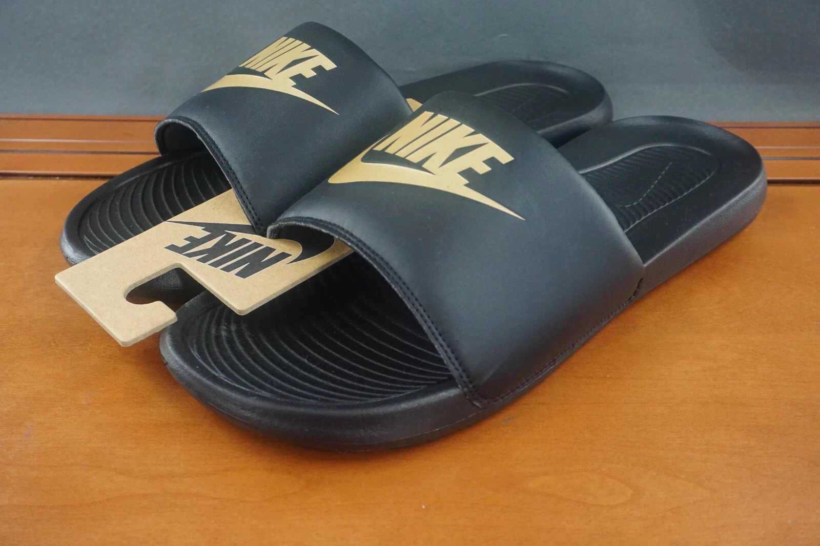 Nike Victori One Slide Uomo 18 Nero Sintetico Slide Sandali Comodi Ciabatta