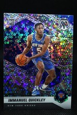 2020-21 NBA Panini Mosaic Rookie Variations Fast Break #208 Immanuel Quickley RC
