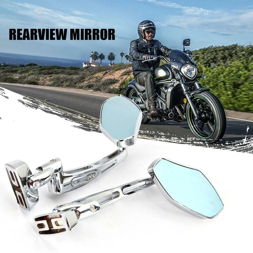 Espejos retrovisores deportivos de carreras para Suzuki GSXR 600 750 1000 Hayabusa GSX1300R Foto 3 de 4