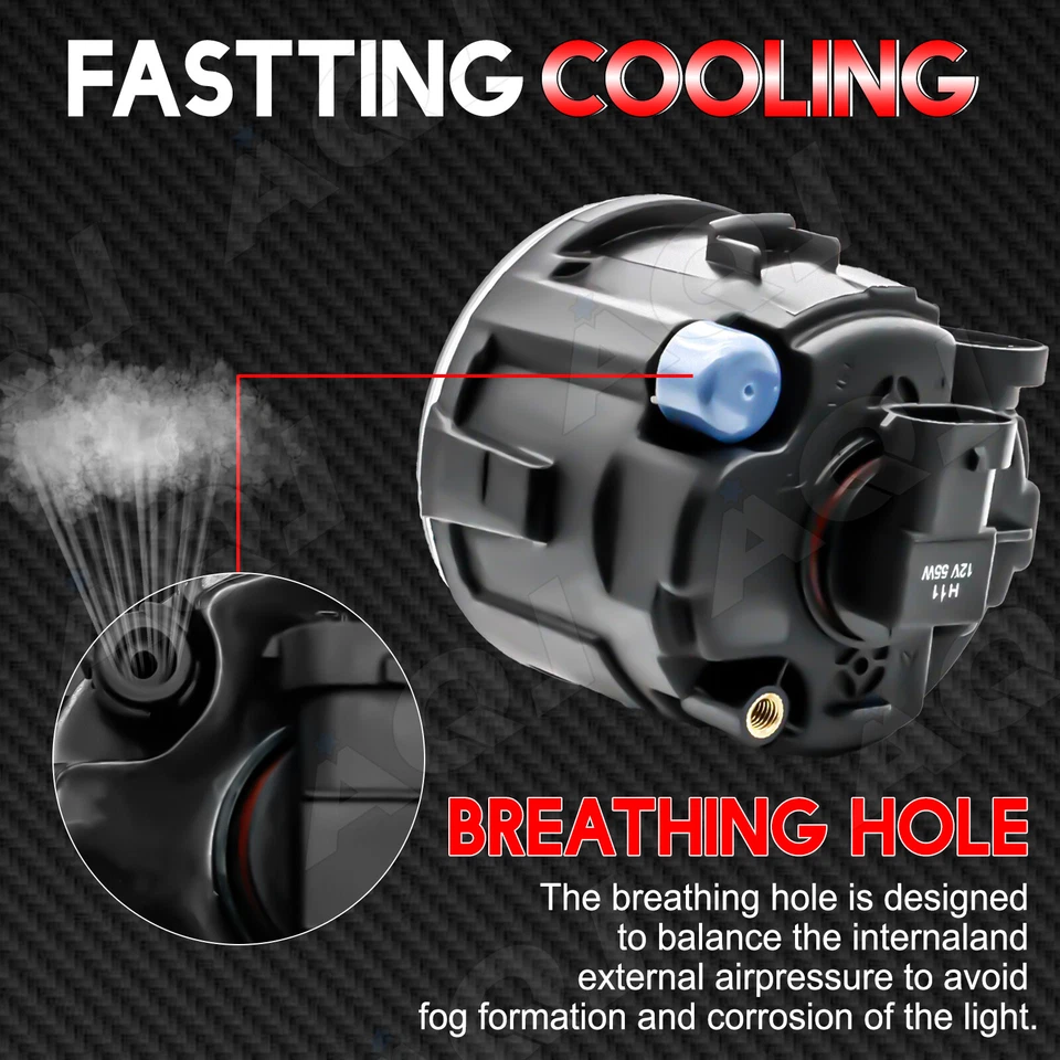 Par de luces antiniebla parachoques delantero izquierdo y derecho LED PARA INFINITI QX70 2014-2016 Foto 4 de 4