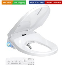 Bidet Toilet Seat, Electric Smart Heated Toilet Seat, Feminine Front Rear W...