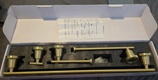 BWE Brushed Gold 4 Piece Bathroom Hardware Kit Towel Rack A-91961-BG