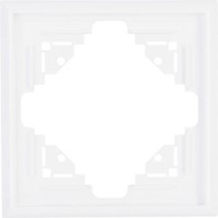 Kopp Abdeckrahmen 1-Fach Malta, Arktisweiß, 309113063 Kopp