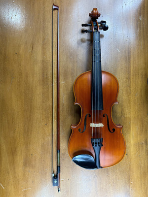 Knilling Sinfonia 4/4 Violin 2007 Stradivari Model w/Case & Bow Student Orchesta