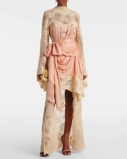 New Runway ZIMMERMANN Hypnotic Satin Drape Dress Size AU0