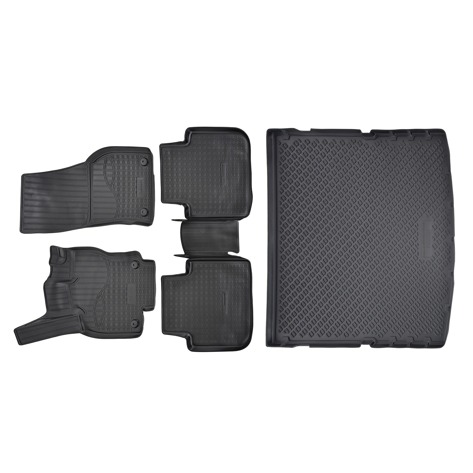 Tapis de sol Seat Tarraco 2018 étanche et lavable pour 7 places
