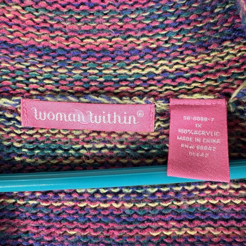 Cárdigan grueso para mujer talla grande 1X Boho Lagenlook informal acogedor elegante festival Foto 4 de 4