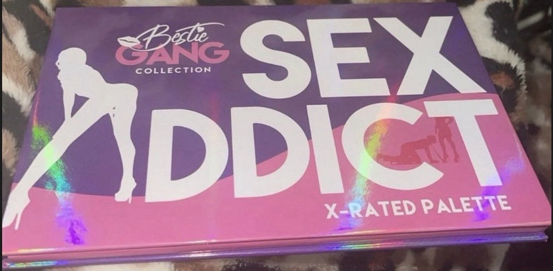 Bestie Gang Sex Addict X-Rated Eyeshadow Palette Pressed Powder Matte/Shimmer
