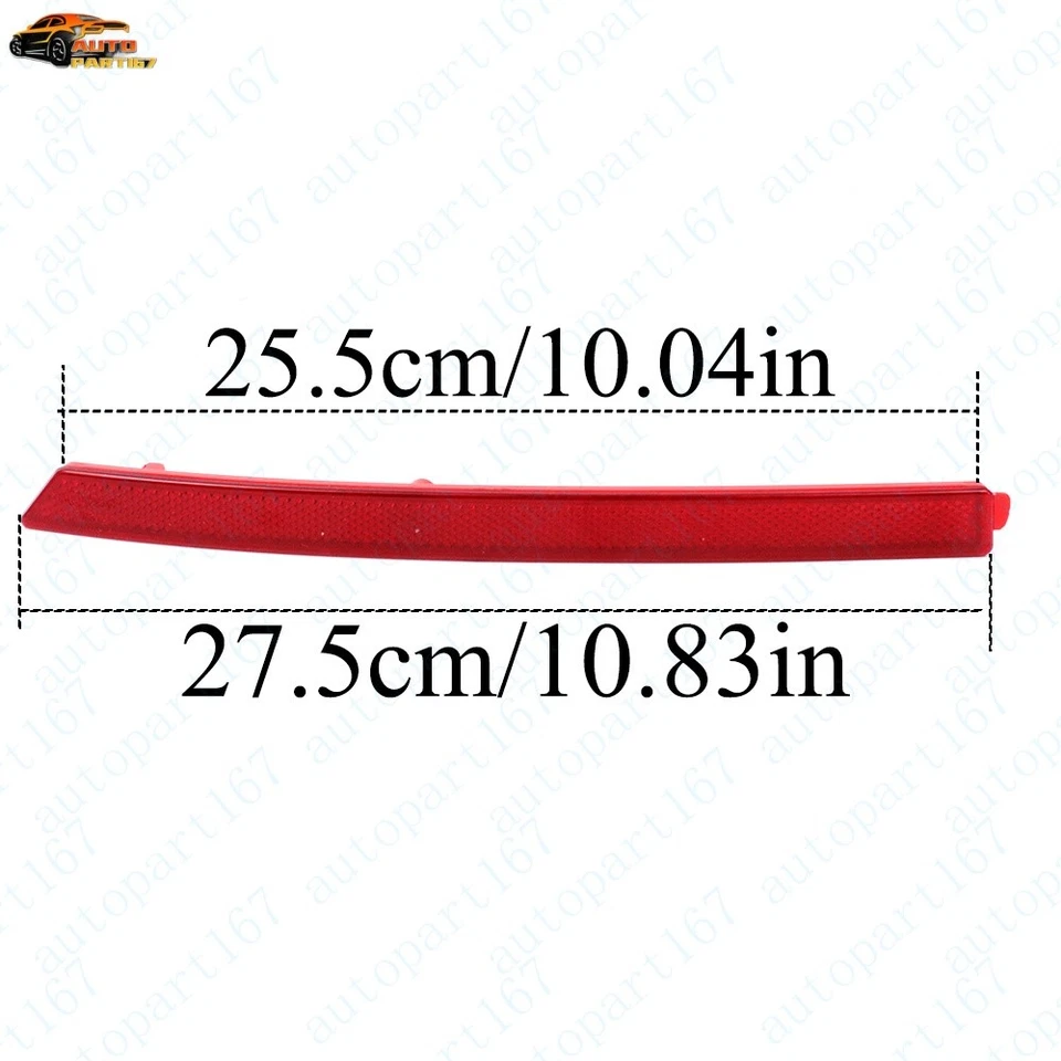 Left For SEAT Ibiza FR 2012 2013 2014 2015 2016 2017 Rear Bumper Reflector - Image 3 of 4