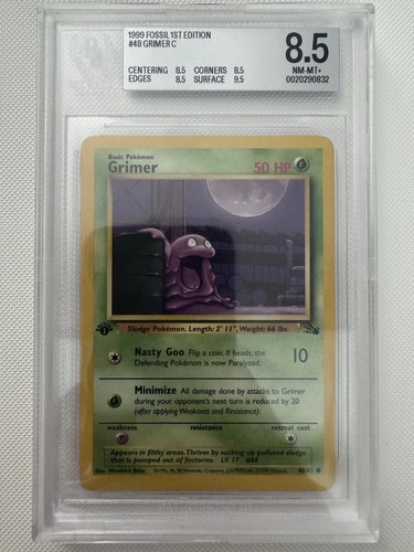 Grimer (1st Edition) graded BGS 8.5 for sale on eBay