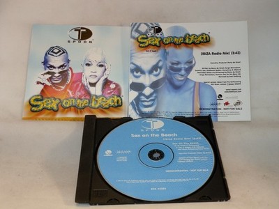 T Spoon -  Sex on the Beach Promotional ONLY CD Single -  ** Free Shipping**