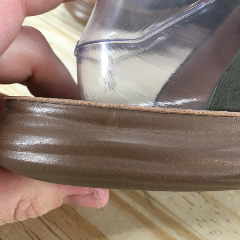 Sandalias Blowfish Malibu para mujer 10 sin cordones gris puntera lazo informales cómodas puntera abierta Foto 4 de 4