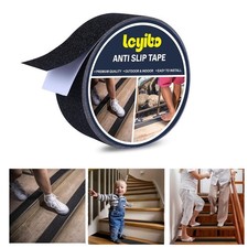 Black Non Slip Tape Heavy Duty Non Skid Tape High Traction Non Slip for Outdoor