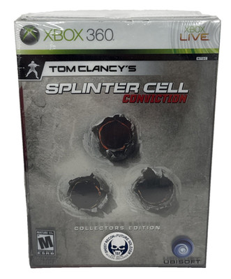Splinter Cell Conviction Collector's Edition Xbox 360 Factory Sealed Ubisoft