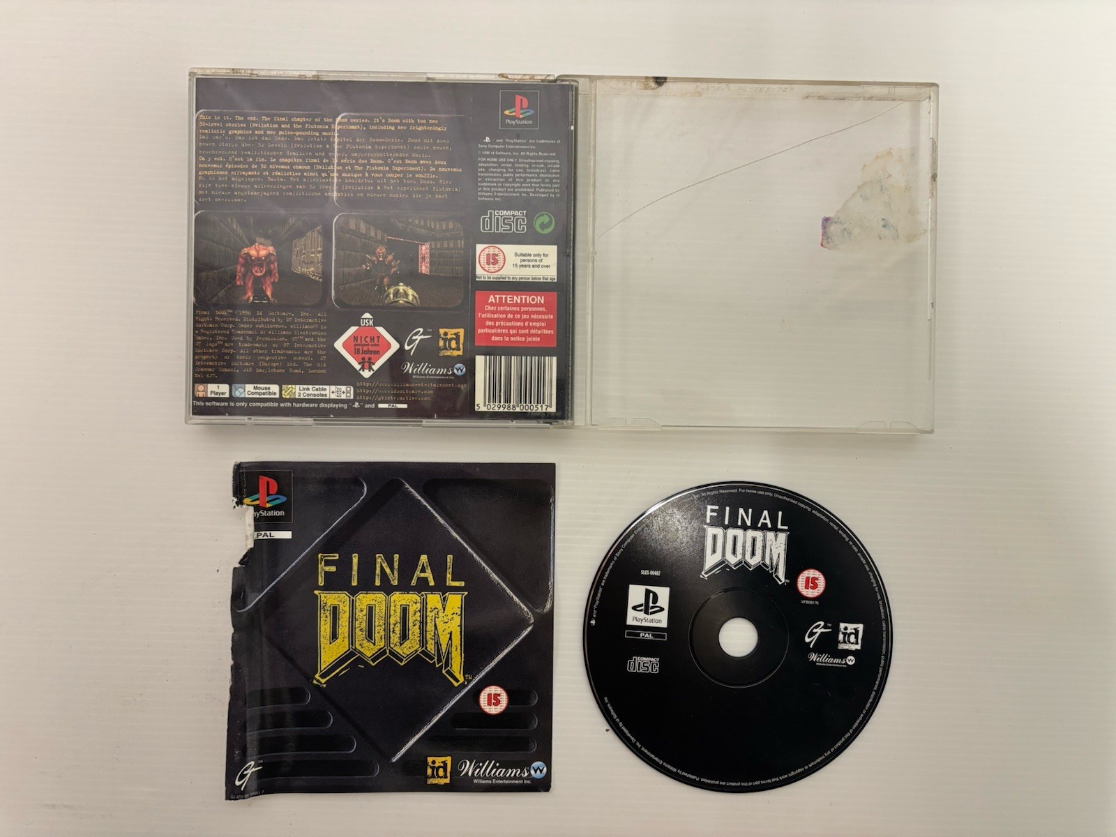 Final Doom - PlayStation One Game [See Description]
