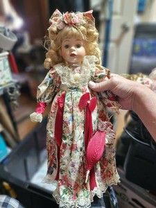 Vintage  Porcelain  doll