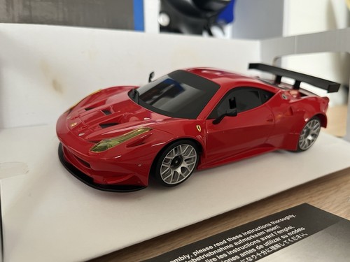 Very Rare Kyosho MINI-Z Racer Ferrari 458 Italia GT2 Body& sports ready Set F/S - Picture 20 of 22