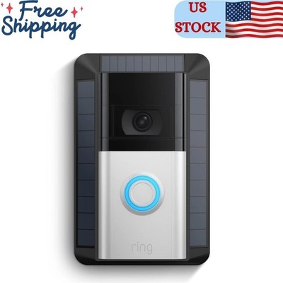 Solar Charger for Ring Video Doorbell 3, Ring Video Doorbell 3 Plus, Doorbell 4