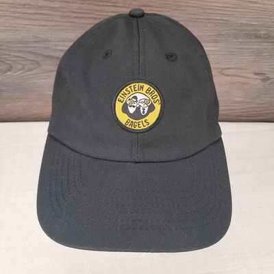 Einstein Bros Bagels Hat Cap Strap Back Adult One Size Black Polyester Blend