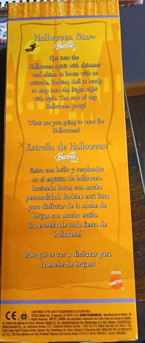 Muñeca Barbie estrella de Halloween Mattel 2005 G5320 bruja - Imagen 3 de 3