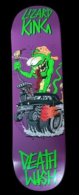 RARE 2012 Deathwish Lizard King Skateboard Deck Creeps Greco