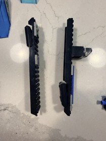 Vintage LEGO Space 6991 Monorail Parts Lot w/ RARE Window Flap Box, Motor, Track