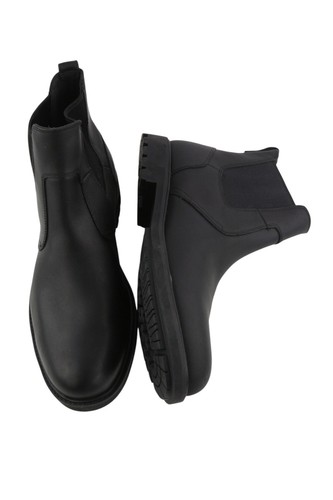 TIMBERLAND 5551R Hombres Botas EU45.5/46 Cuero Negro Chelsea Tobillo Top Almendra * - Imagen 6 de 15