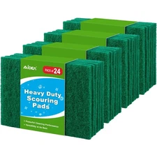 Heavy Duty Scouring Pads, Dish Scrubber Pads for Household and Kitchen