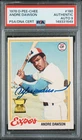 1978 O-Pee-Chee 180 Andre Dawson Signed All Star Rookie Cup Autograph PSA 9 Auto