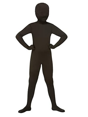 Smiffys Second Skin Kids Suit, Black (Size T)
