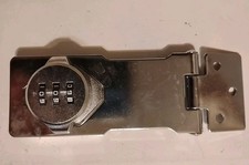 5.5" Combination Rotary Hasp Latch Lock 3 Digit Password 90 Cabinet