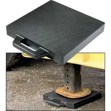 Buyers Products Op18x18r Outrigger Pad, 18" W, 18" L, Rubber