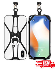 Cell Phone Lanyard Crossbody Adjustable Neck Strap with Phone Ring Grip Universa