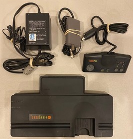 1989 NEC TURBOGRAFX-16 TG16 CD SYSTEM STORAGE CARRYING CASE + CONSOLE BUNDLE B