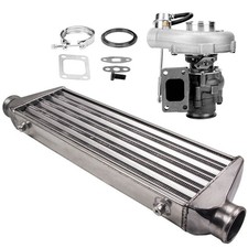 T04E Universal .63 A/R Inernal Wastegate Turbocharger + Intercooler Kit T3