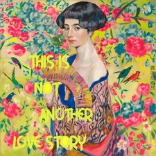 Art Deco Art Nouveau Pop Art Flora Flowers Woman XXL Canvas Pictures up to 150x150 cm