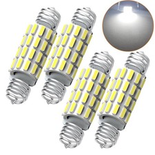 Canbus 4x Auxito 212-2 42mm 578 211 White Roof Dome Led Light Bulbs 24smd