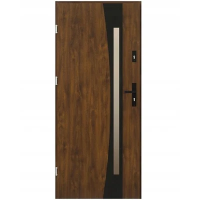 Porte d'entrée d'appartement Stratus Onyx CR 90 68 MM portes en acier... - Photo 1/4