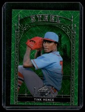 Tink Hence 2024 Leaf Trinity Steel Green /5 SSP Cardinals Prospect