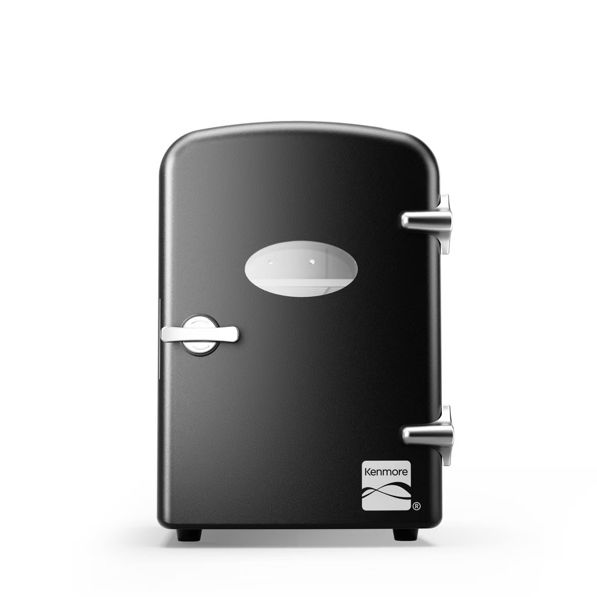 Kenmore 6 Can Mini Refrigerator: Countertop Tiny Fridge for Skincare & Makeup